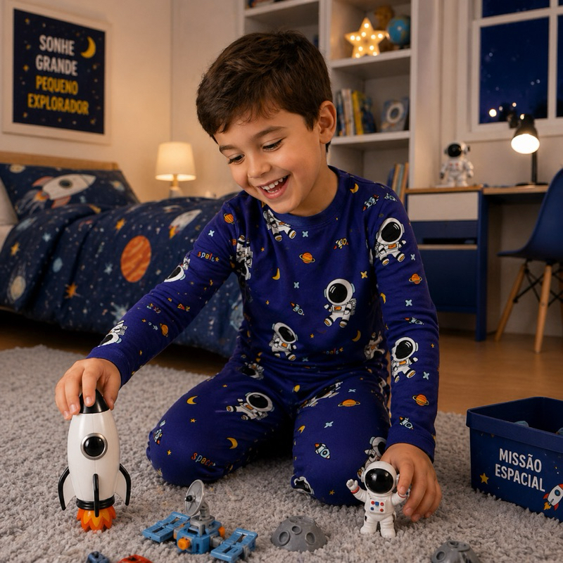 Conjunto 2 Peças Térmico Infantil Uma Blusa+Uma Calça Segunda Pele
