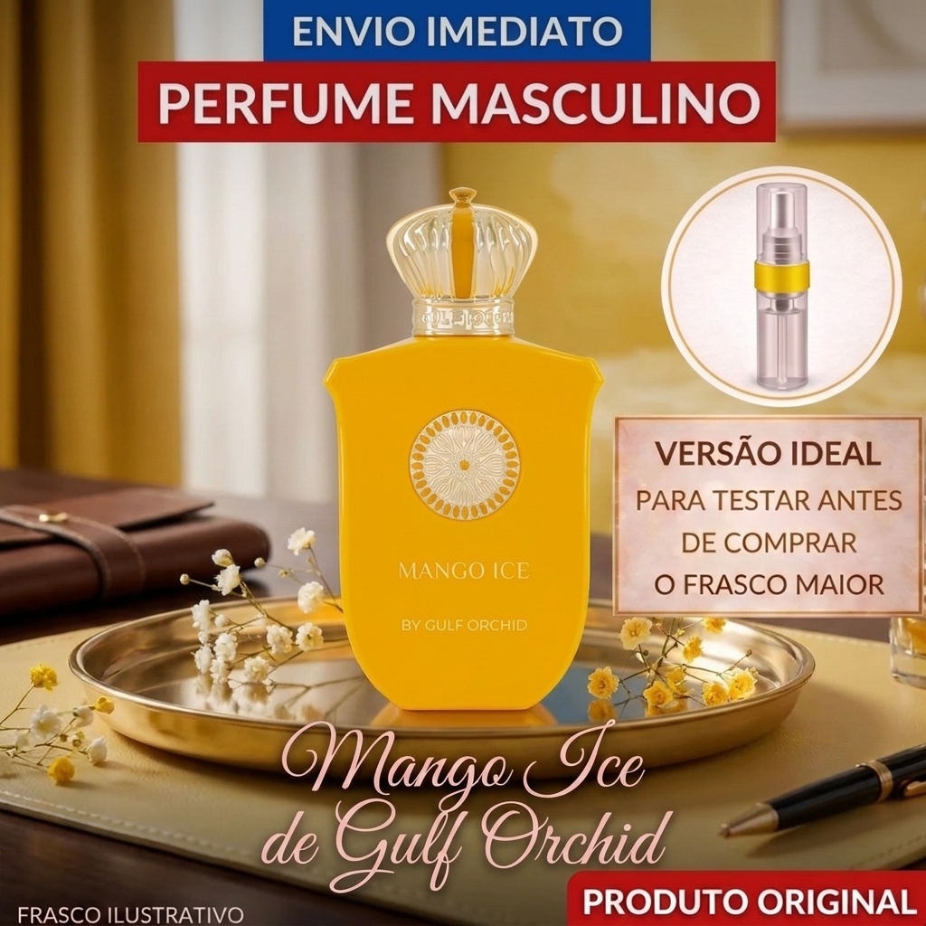 Perfume masculino Mango Ice Gulf Orchid Perfume Compartilhável FRUTADO DELICIOSO ELEGANTE perfume masculino