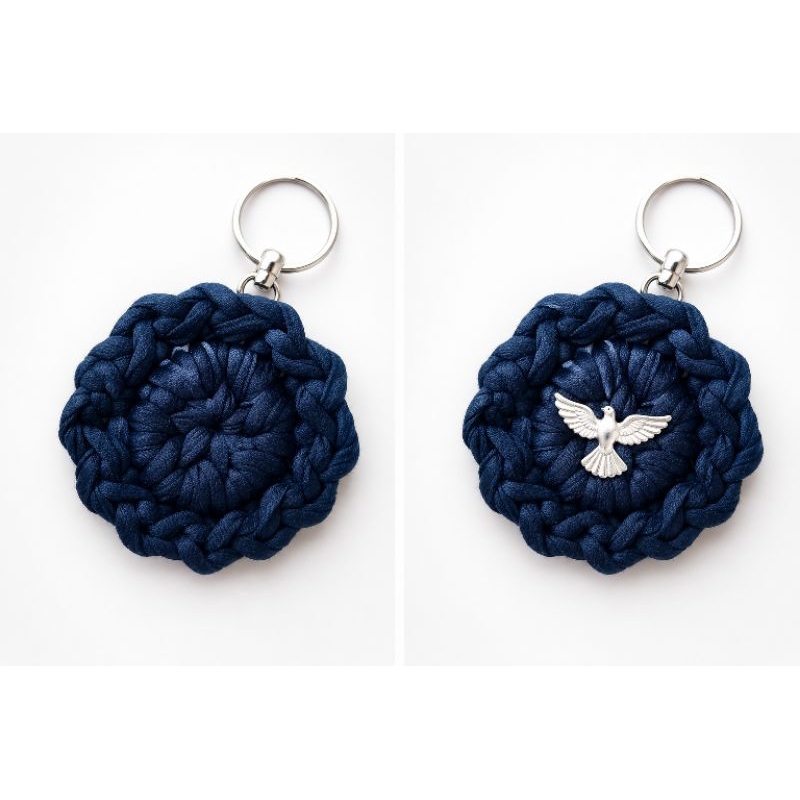 10 Mandala PREMIUM Chaveiro aplique Divino Espírito Santo cartão personalizado Batizado Casamento Lembrancinha