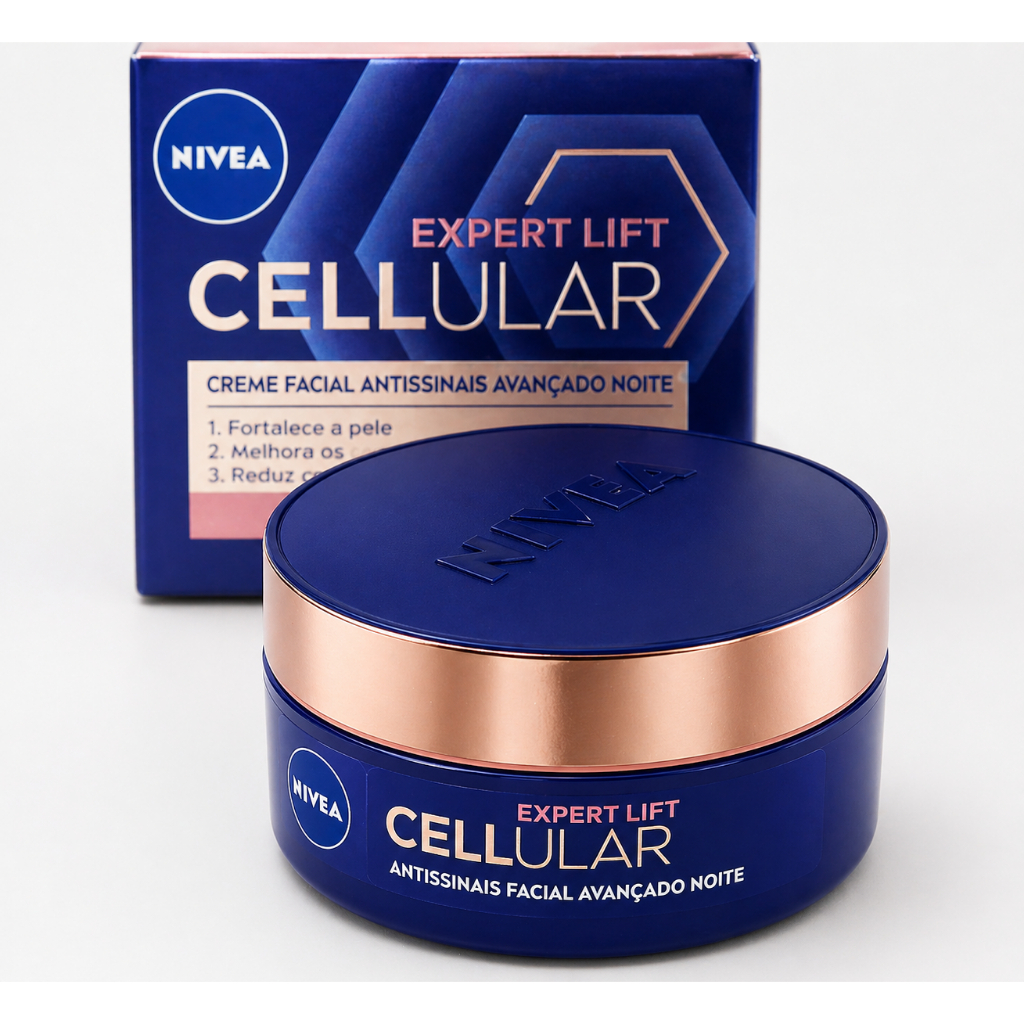 Creme Facial Nivea Antissinais Cellular Expert Lift Noturno 48g