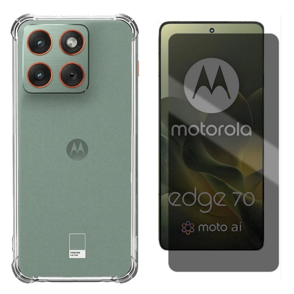 Capa Protetora Com Película De Privacidade Moto Edge 70 5g