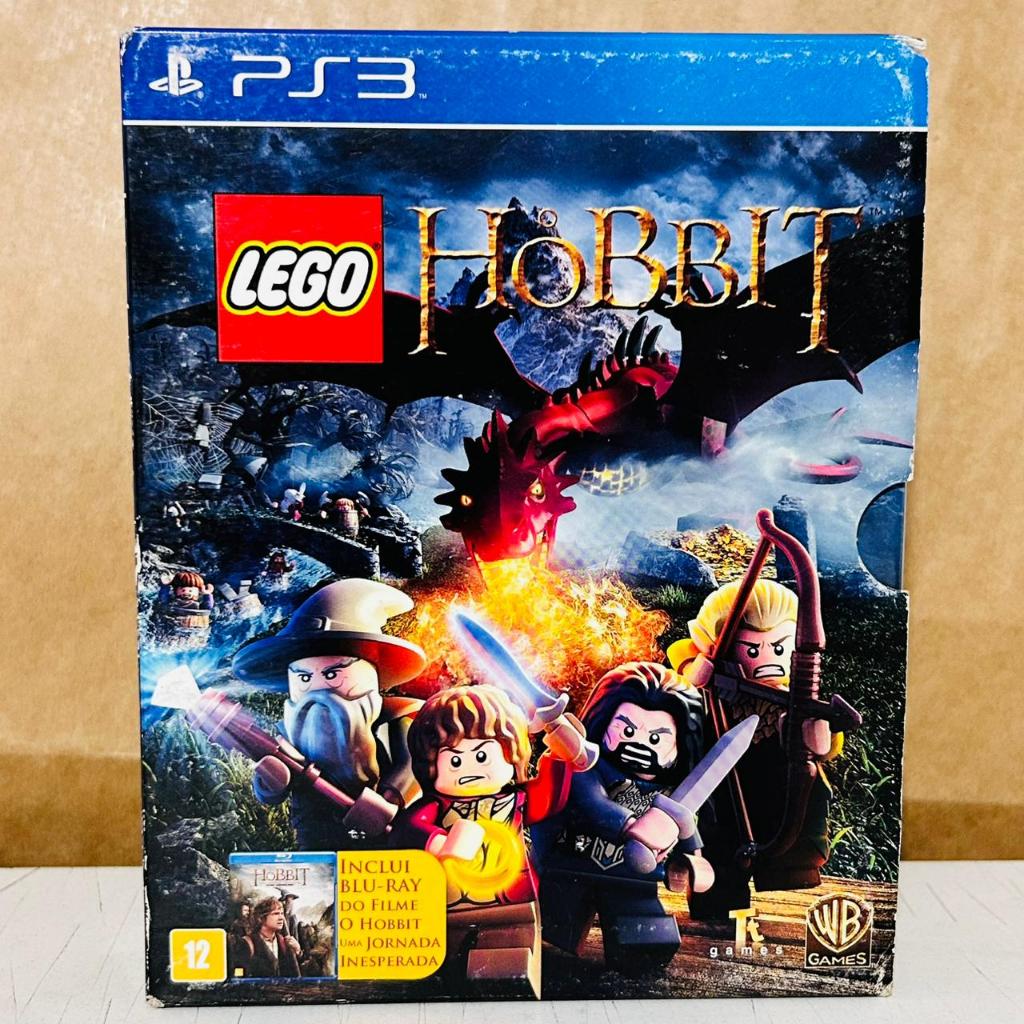 Lego O Hobbit + Hobbit Uma Jornada Inesperada Blur-Ray Mídia Física Seminovo Original PS3