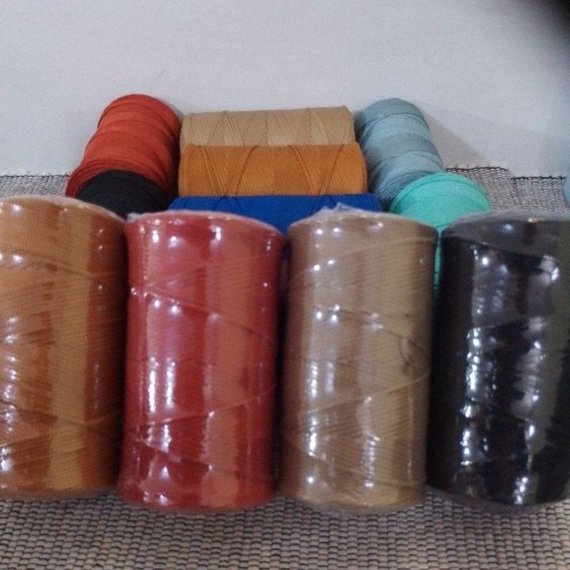 Fio Náutico 3mm 100% poliéster Macio 500g para Crochê – Ideal para Bolsas Tapetes Alta Qualidade
