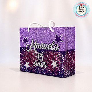 Sacola Personalizados Balada / Euphoria/ Balada/ Teem/Lembrancinha de Festa /Aniversário