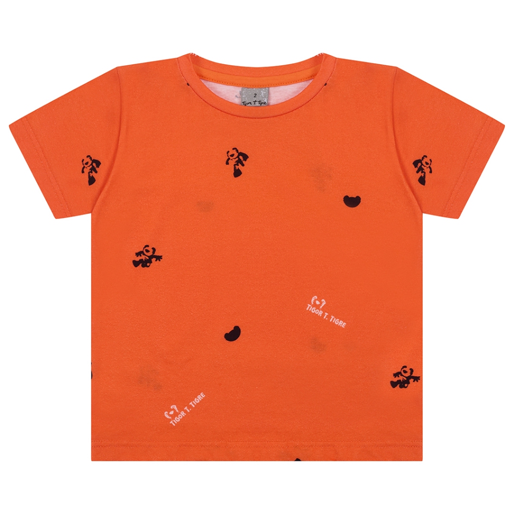 Camiseta Infantil Masculina Tigor T. Tigre