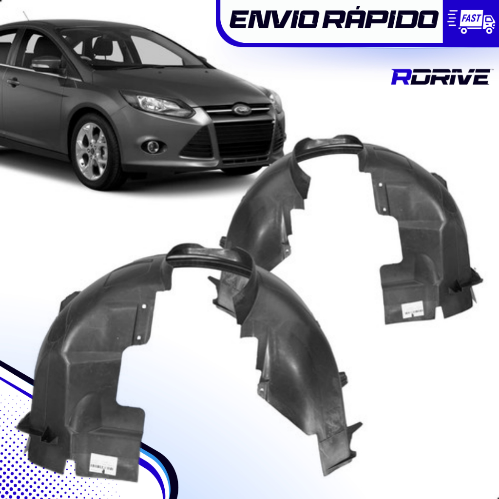 Parabarro Focus 2014 a 2019 Dianteiro Direito ou Esquerdo Unitário Ford Molde Or