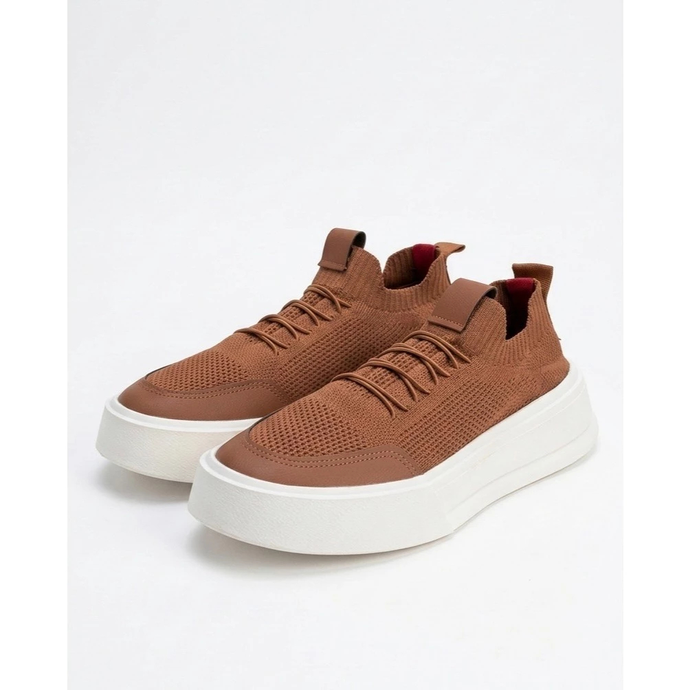 Tênis Masculino Casual Urbano Luxo Solado Alto Super Confortável