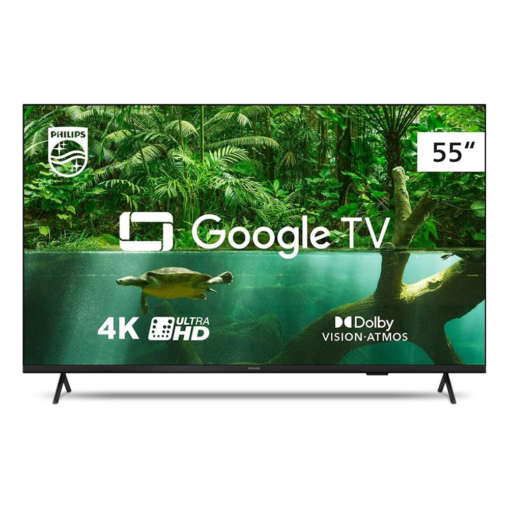 Smart Tv 55 Pol Philips 4K UHD LED Google Tv 55Pug7408/78 — R$ 2.699,99 em Shopee, 18% OFF