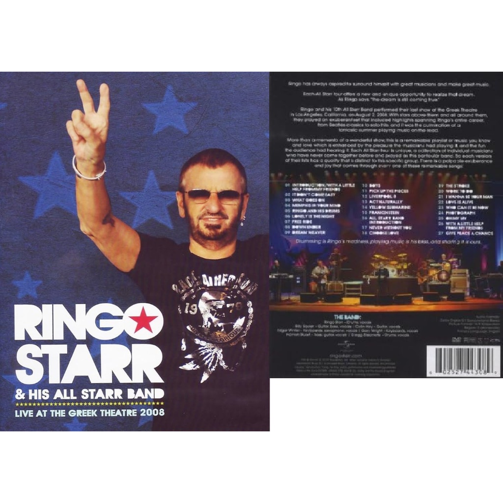 Ringo Starr & His All Starr Band: Live at the Greek Theatre 2008 Billy Squier (Artista)  Formato: DVD