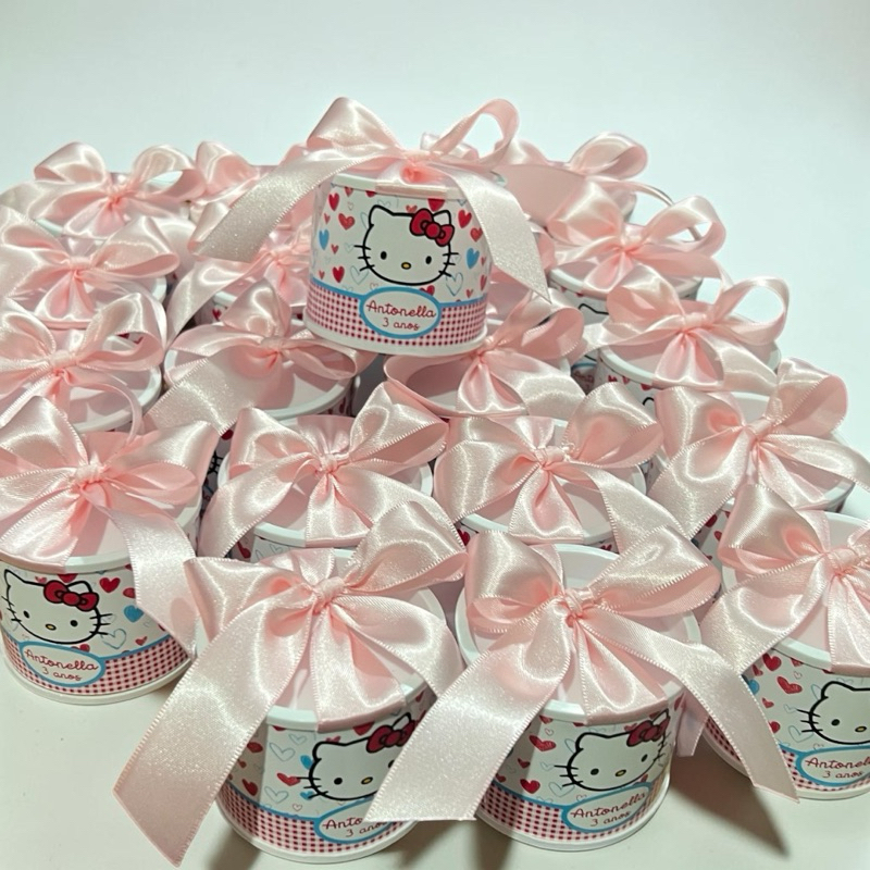 Kit tubolata 5x6cm Hello Kitty | Lembrancinha Aniversário Infantil | Lembrancinha Personalizada