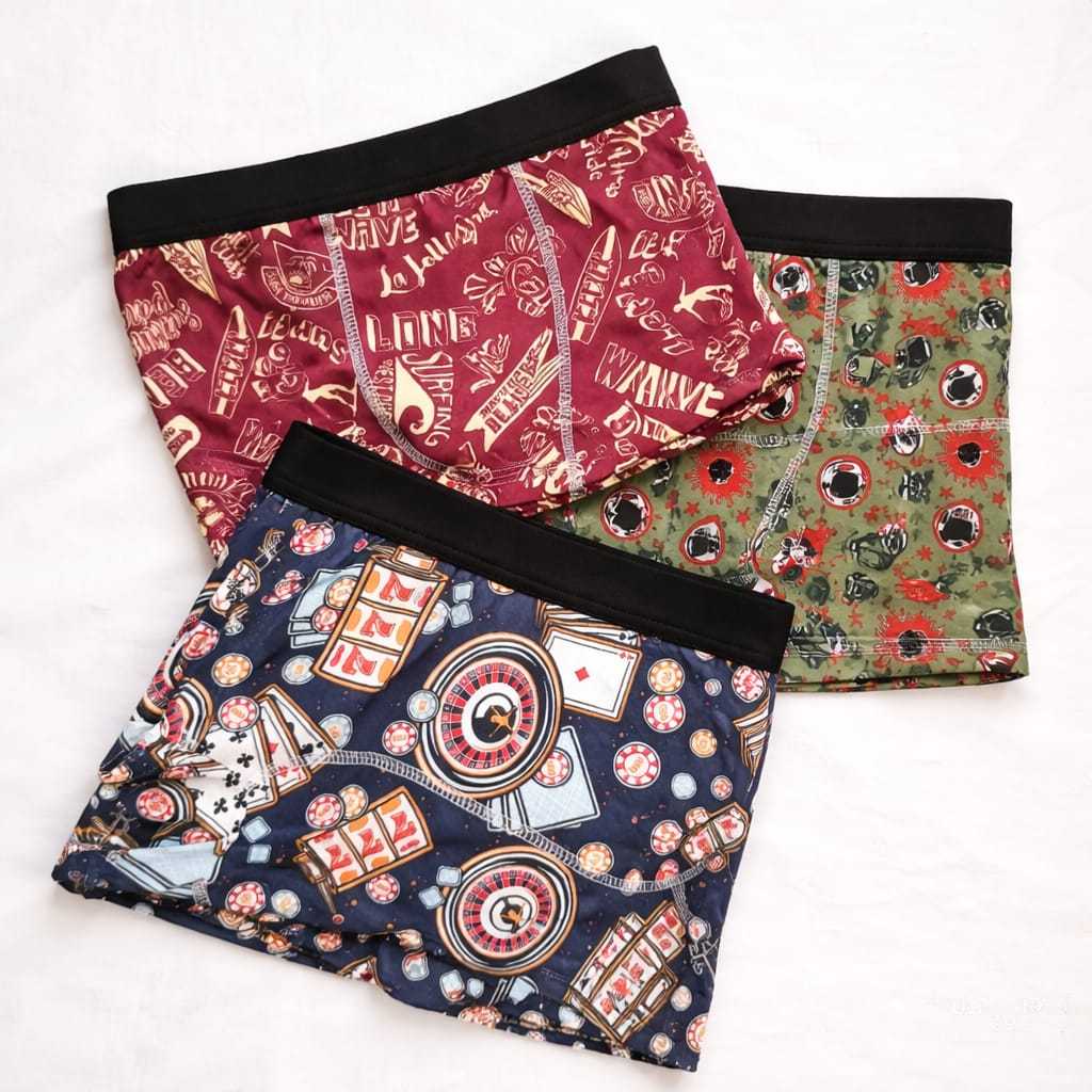 kit Cueca Boxer Masculina Microfibra  Sem Costura Confortavel Respirável Ótima Elasticidade  Não Aperta