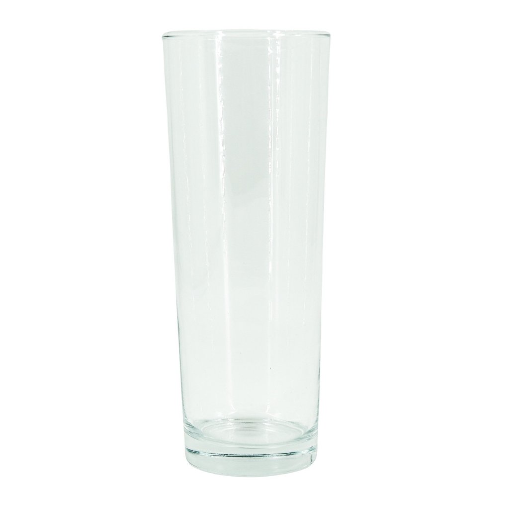 Vaso Cachepot Para Plantas Vidro Polonês - Cilíndrico 9x24