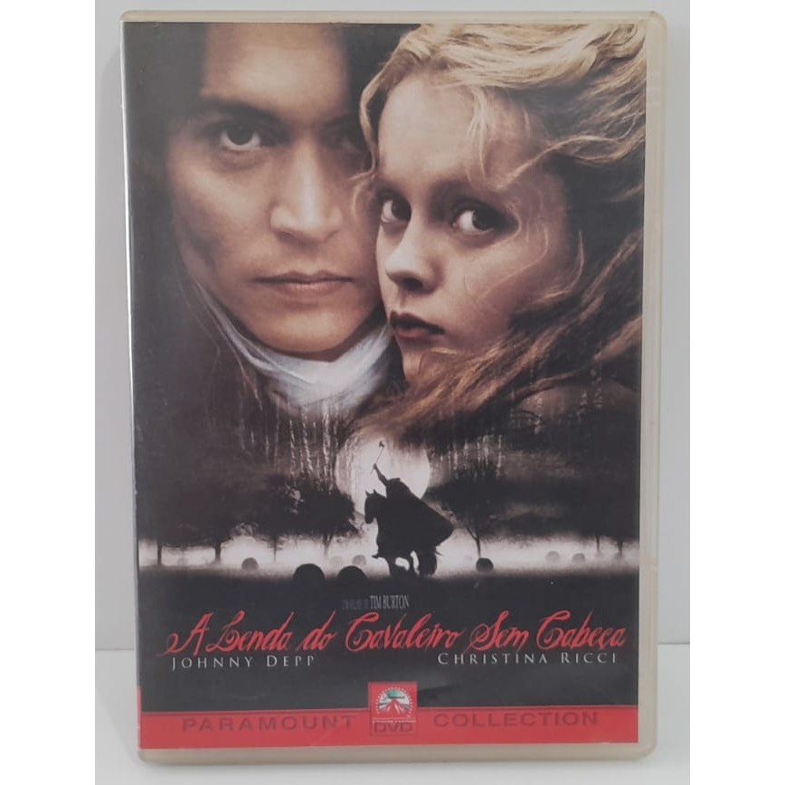 DVD A Lenda do Cavaleiro Sem Cabeça - Johnny Depp - Paramount Collection