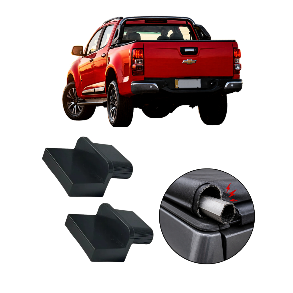 Par Ponteira Barra da Capota Marítima Hilux S10 l200 Ranger