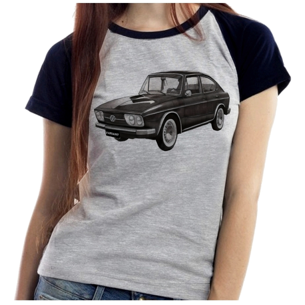 Baby Look Blusa Feminina ou Camiseta Unissex Volkswagen TL brasilia variant