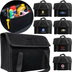 Bolsa De Ferramentas Maleta Para Carro Organizadora Automotiva Multiuso Porta Malas C/Velcro Premium
