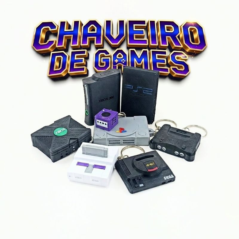 Chaveiros de vídeo games!