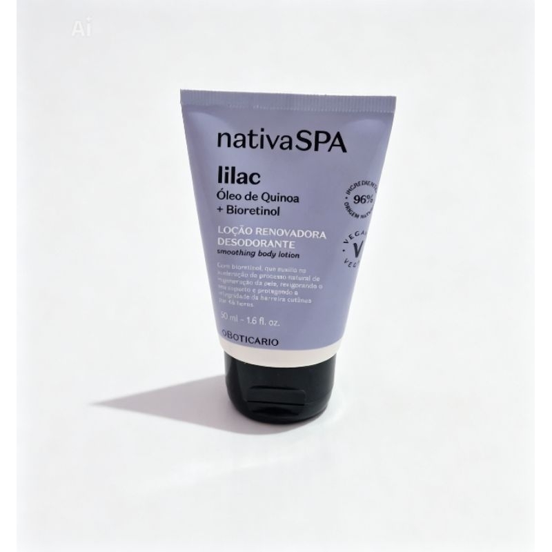 Mini Loção desodorante Óleo de Quinoa Nativa Spa 50 ml