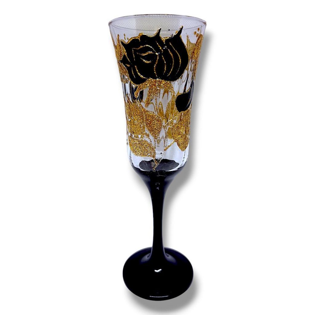 Taça Lírio Pomba Gira Padilha Mulambo Rosa Caveira Sete Saias Vidro Vermelho Preto Dourado