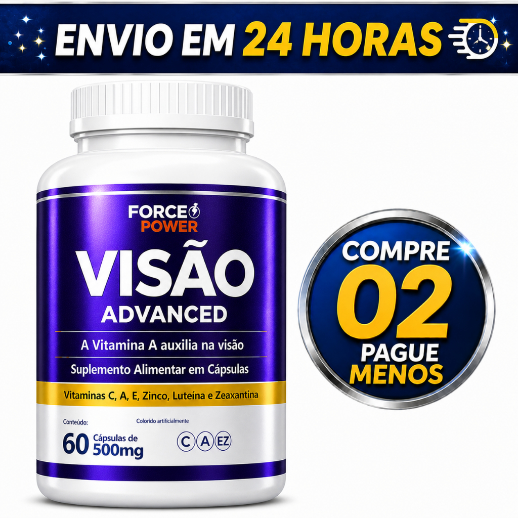 Luteina Zeaxantina Astaxantina + Vitaminas A C E ZINCO 60 Cápsulas  ( Suplemento para Visão )