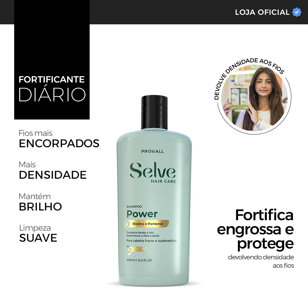 Shampoo para Espessura e Resistência do Cabelo