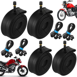 Kit Câmara de Ar Aro 18 + Cinta Protetora Honda Yamaha Dafra Suzuki