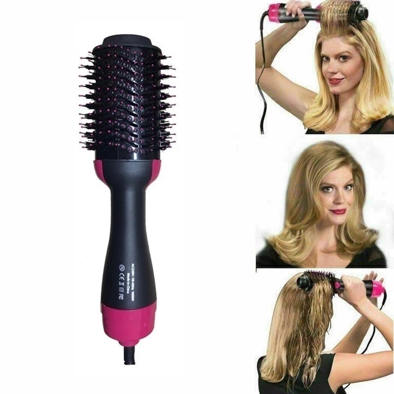 【2026 Pro Max】Escova Secadora Alisador Elétrica Quente Cabelo Com 3 Em1 Hair Styler 110V/220V