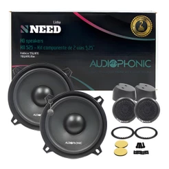 Alto Falante Kit 2 Vias Audiophonic Kn 525 Need 5 Polegadas