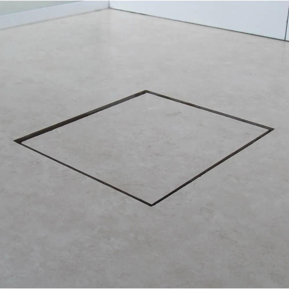 Ralo Oculto Invisível 15x15 e 10x10cm para Banheiro Seca Piso Porcelanato Inteligente