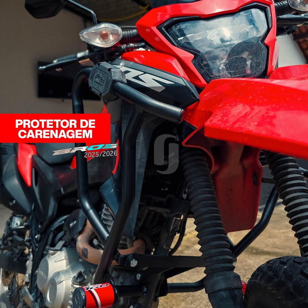 Protetor Carenagem Moto Slider Honda Bros Nxr 160 2025 e 2026
