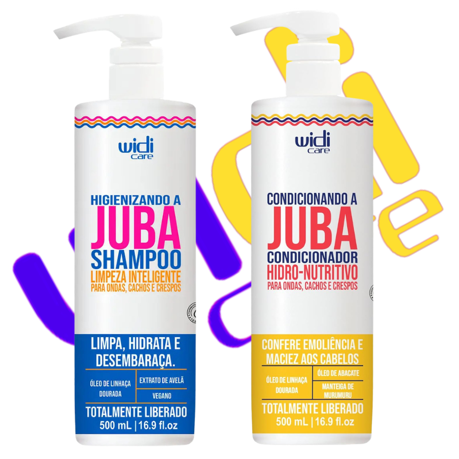 Kit Higienizando e Condicionando A Juba Widi Care 500ml