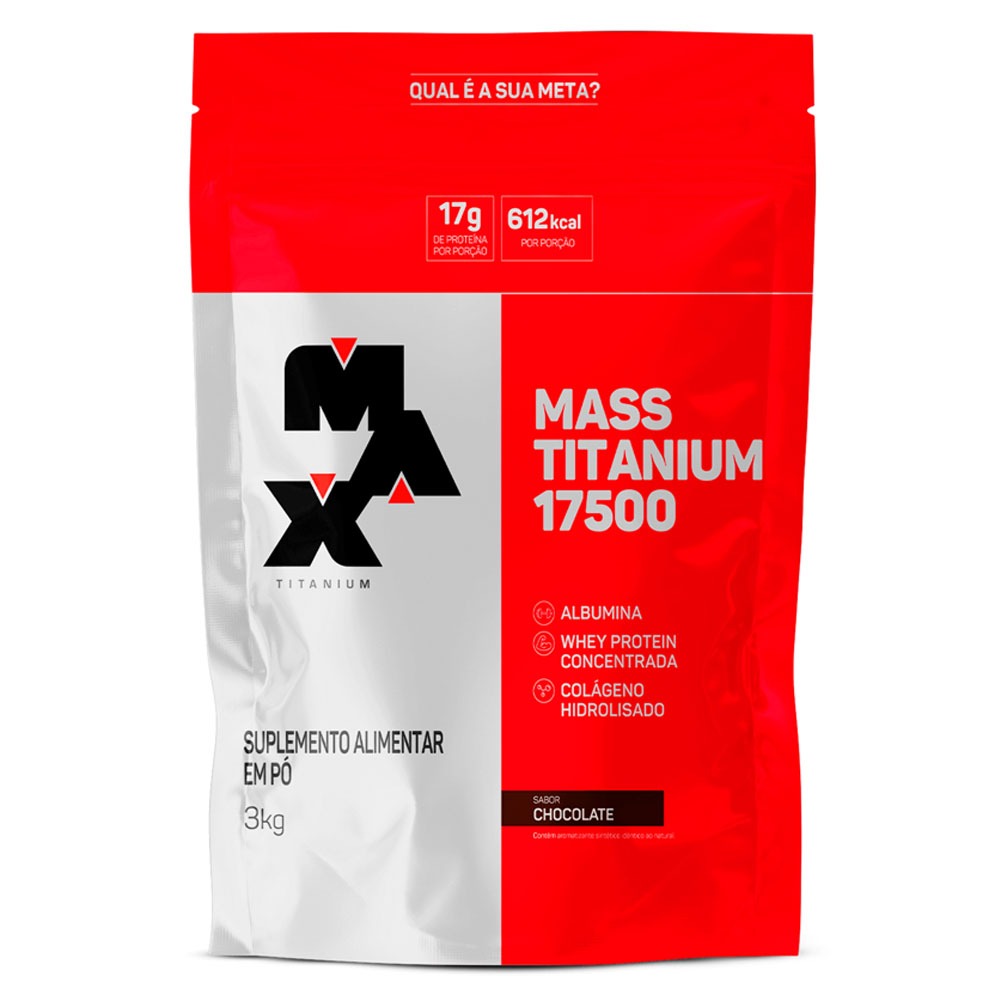 Hipercalórico Mass Titanium 3Kg - Max Titanium