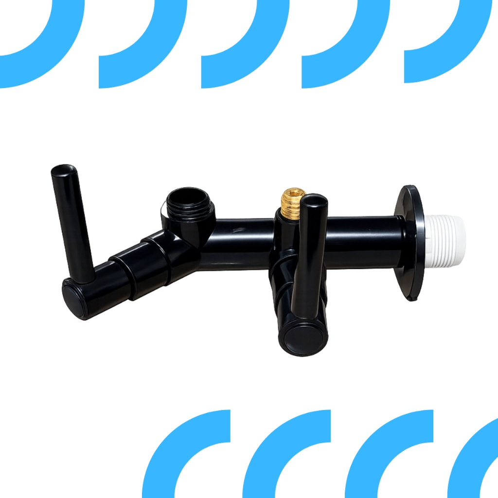 Base Corpo Torneira Gourmet Cozinha Preto Fosco Premium