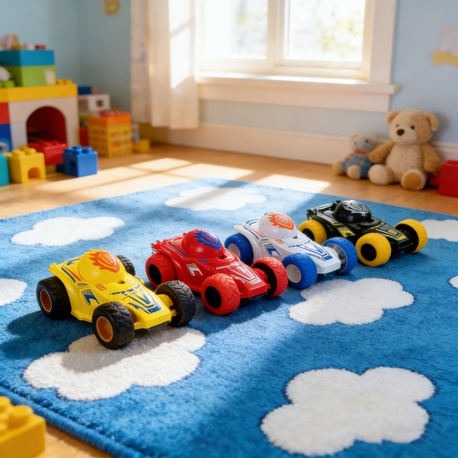 Carrinho Brinquedo Stunt Twister Gira 360 Graus Carro Acrobático Infantil