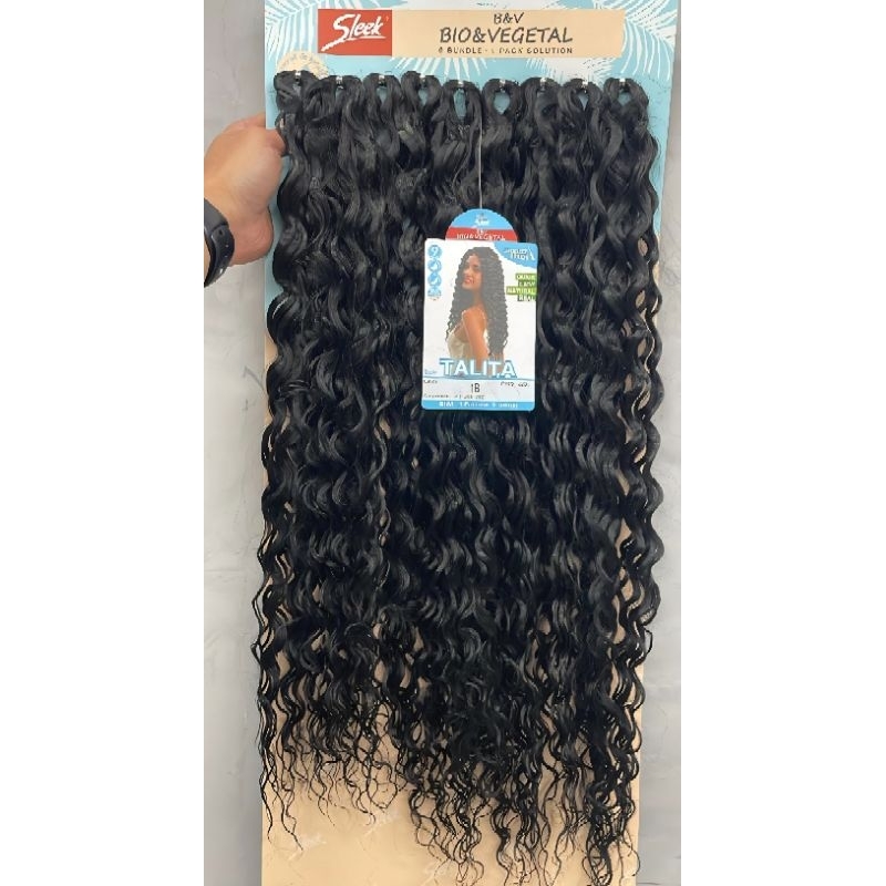 Cabelo Bio Vegetal Sleek Talita  Cacheado P/ Crochet Braid
