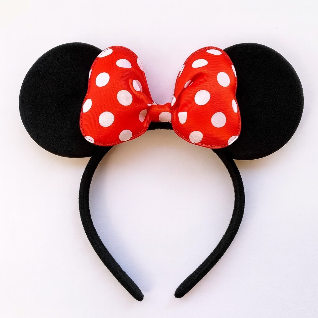 Tiara Minnie Laço Vermelho Personalizada E.V.A Mundo Rosa Dia Das Crianças Festas Aniversário