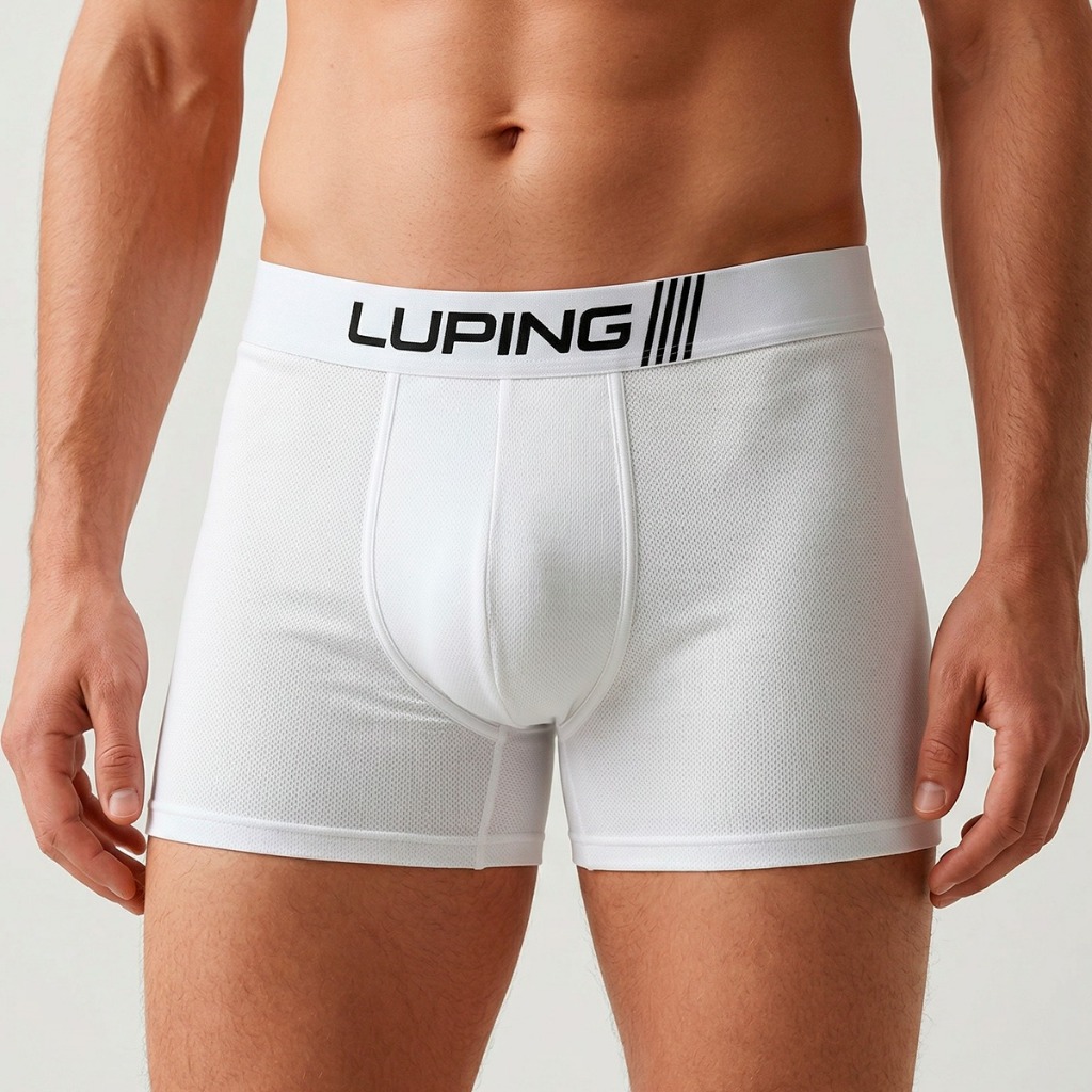 Cueca Masculina Microfibra Confortável Forro 100% Algodão Estampada e Lisa Sortida