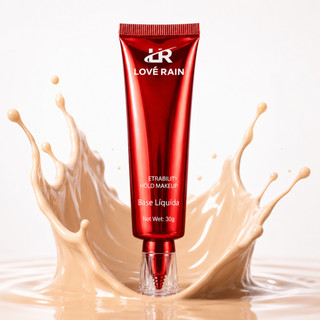 Base Líquida Matte Love Rain Maquiagem Longa Duração e Alta Penetração 24 Horas Cover Up …