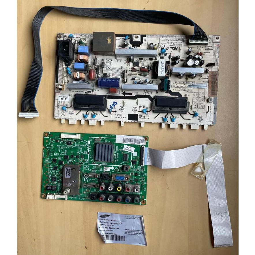 Placa Principal Tv Compatível Ln26b350f1 Ln26b350 + BRINDE Placa Fonte