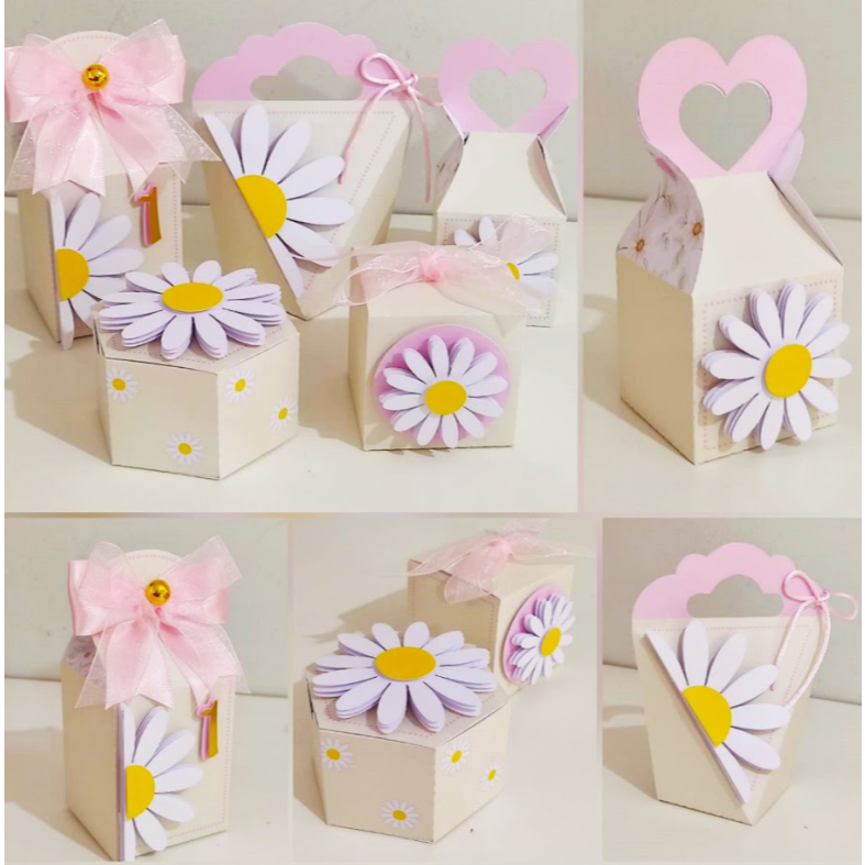 Caixinha Margarida – Lembrancinha Personalizada🌼
