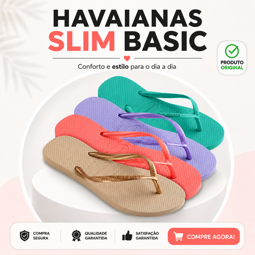 Chinelo Feminino  Slim Original