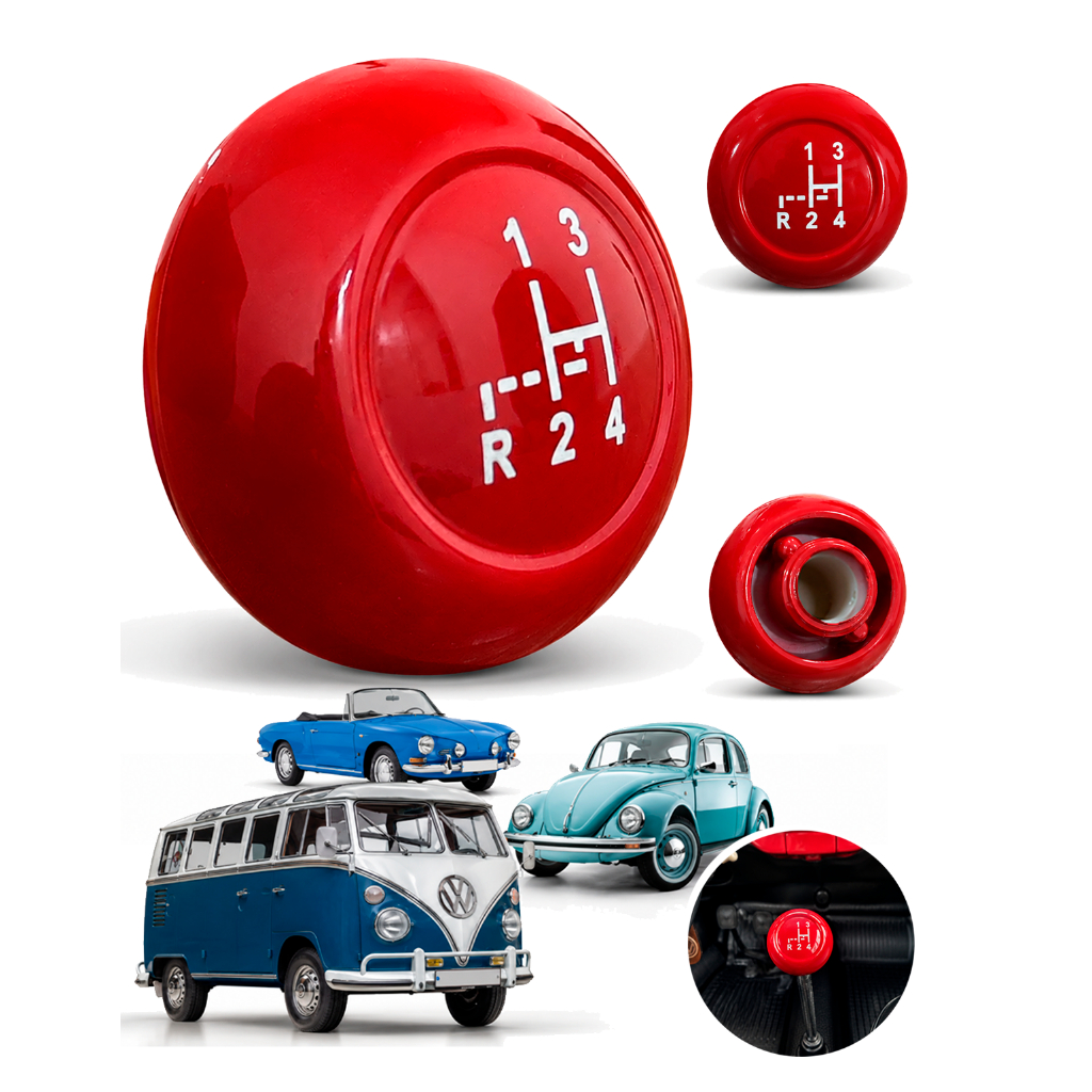 Bola Câmbio Passador 4 Marcha Volkswagen Kombi Fusca Brasilia - Rosca Grossa 12mm