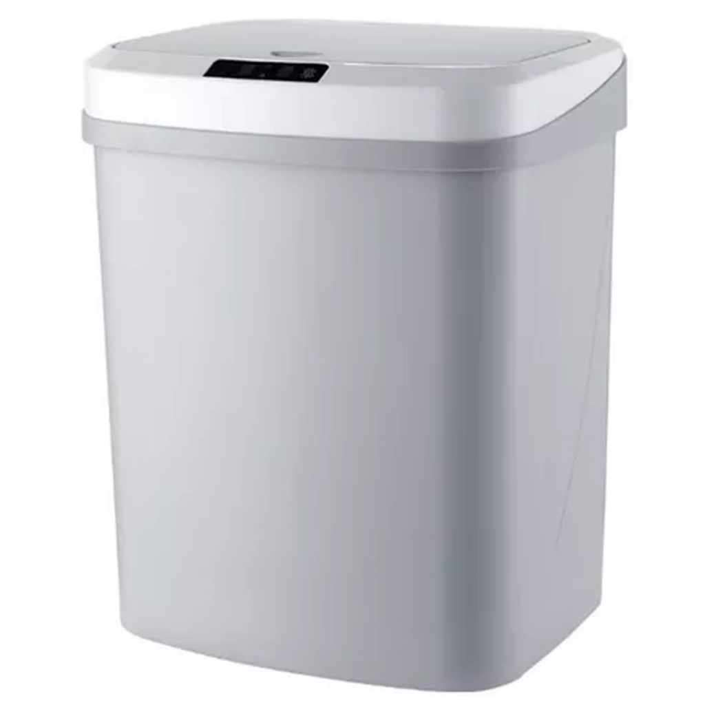 Lixeira Inteligente Sensor Automática Banheiro E Cozinha Cor Branco