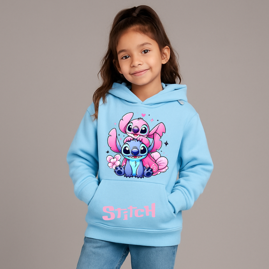Blusa de Frio Feminina Stitch Moletom Canguru Lilo Stitch Conforto e Estilo Super Quentinho