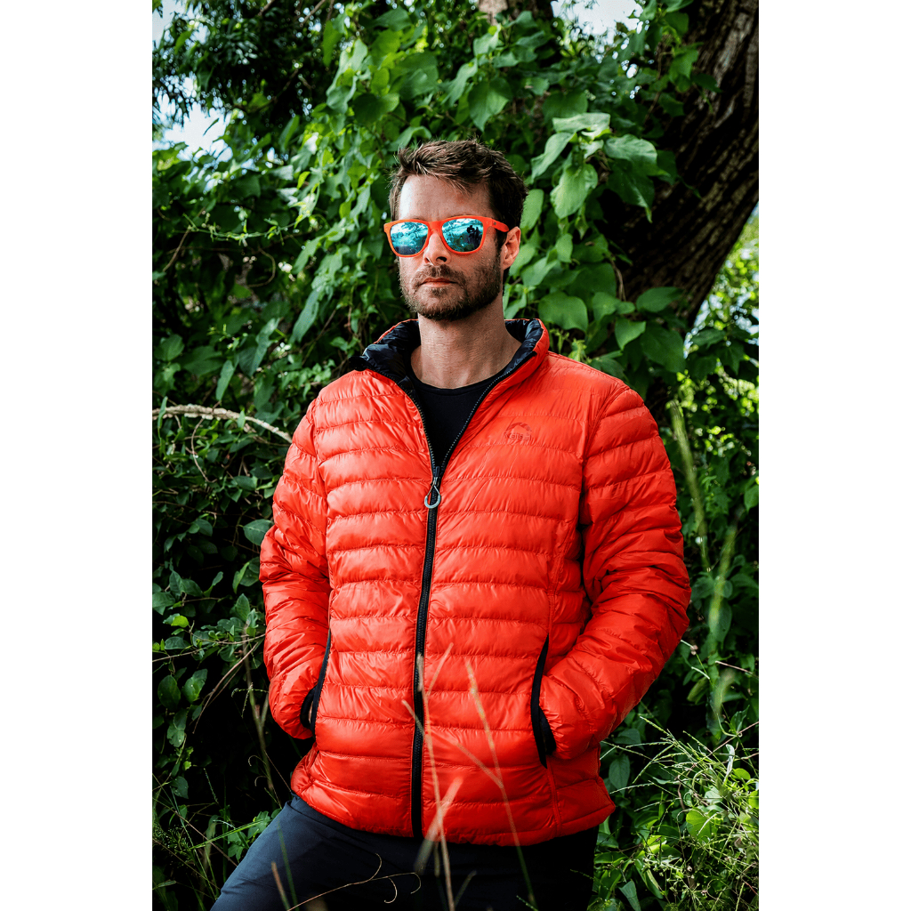 Jaqueta Puffer Bobojaco Kailash Dupla Face Pluma Ganso 2 cores em 1 Impermeável Masculino Produto Premium