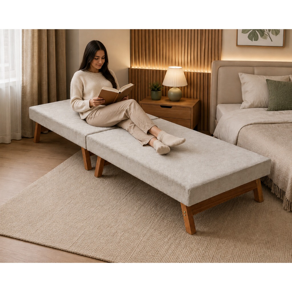 Cama De Solteiro Box Dobrável Bipartida 1,70x60cm Varias Opções de Cores Material Reforçado Oferta