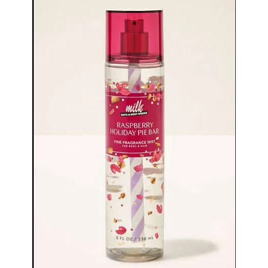 Body Splash Raspberry Holiday Pie Bar 236ml -  Bath & Body Works ( Original )