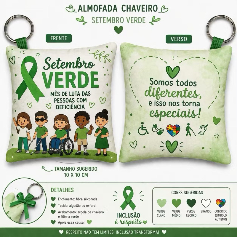 Almochaveiro Lembrancinha Personalizado Setembro Verde