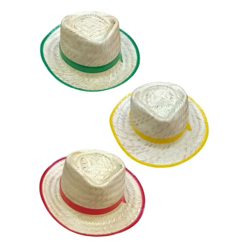 Chapéu de Palha Infantil Malandrinha - Leve e Confortável para Festa Junina
