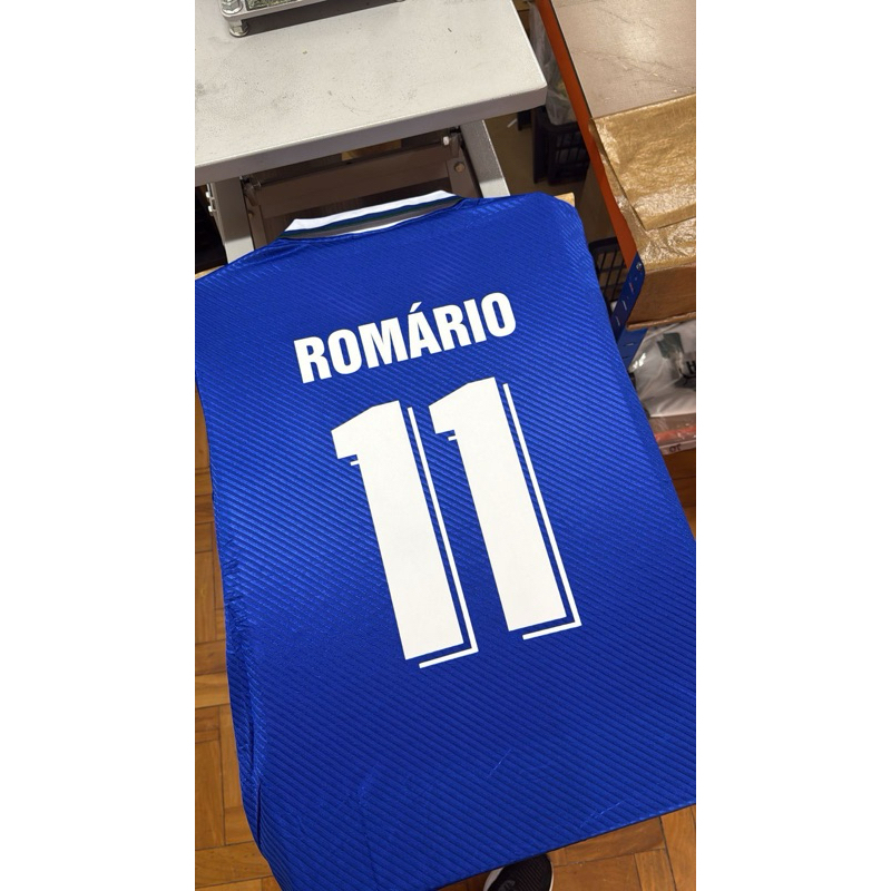 Camisa Brasil 1994 Romário 11 Azul Masculino